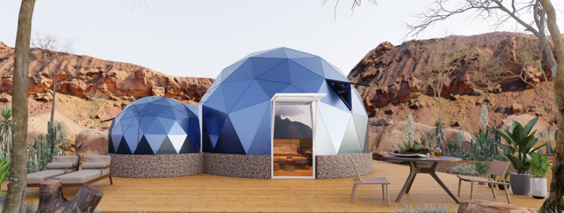 科尔沁右翼中旗球形智能光伏玻璃星空房